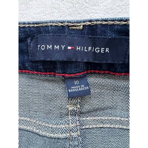 Tommy Hilfiger Dark Wash Mid Rise Tribeca Skinny Jeans Size 10 - Picture 4 of 10